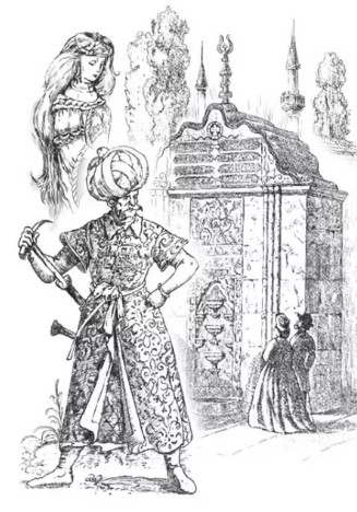 Иллюстрация 3 к из поэме "Бахчисарайский фонтан"